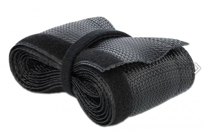 Delock 18858 18858 ochranný oplet černá polyester 2 m 20 mm (max) 1 ks