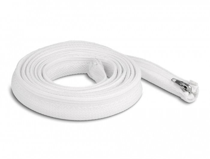 Delock 20827 20827 ochranný oplet bílá polyester 2 m 15 mm (max) 1 ks