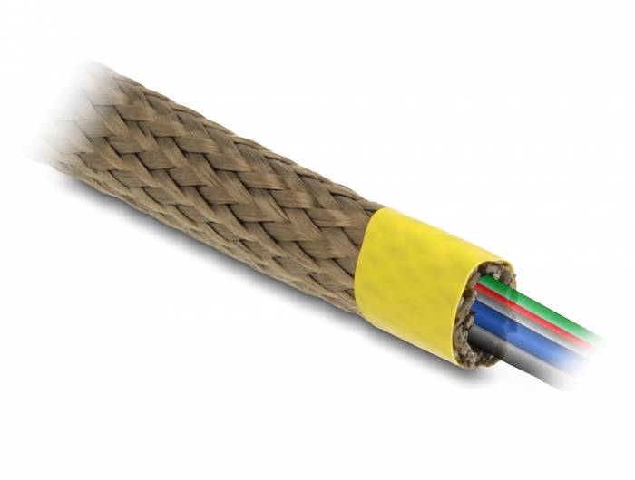 Delock 20887 20887 ochranný oplet hnědá čedič 2 m 1 ks-3