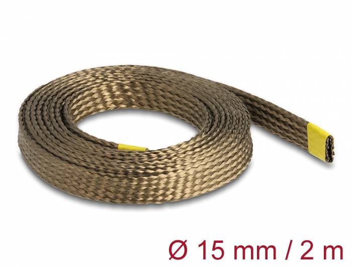 Delock 20888 20888 ochranný oplet hnědá čedič 2 m 10 do 20 mm 1 ks-0