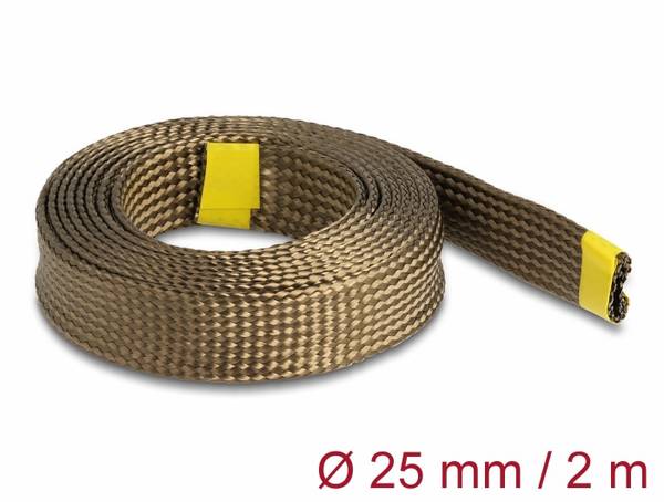 Delock 20889 20889 ochranný oplet hnědá čedič 2 m 18 do 33 mm 1 ks