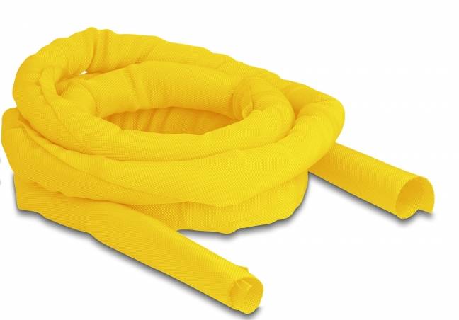 Delock hadice kabelového svazku polyester žlutá flexibilní (Ø x d) 25 mm x 2 m 1 ks 20871-1