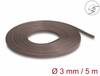 Delock 20902 20902 ochranný oplet hnědá polyester 5 m 1 do 6 mm 1 ks