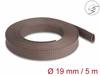 Delock 20905 20905 ochranný oplet hnědá polyester 5 m 14 do 30 mm 1 ks