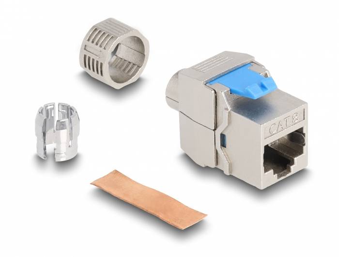 Delock 87059 RJ45 vestavný modul Keystone CAT 8.1 1 ks-1