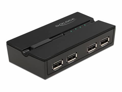 Delock 11494  USB 2.0 přepínač černá