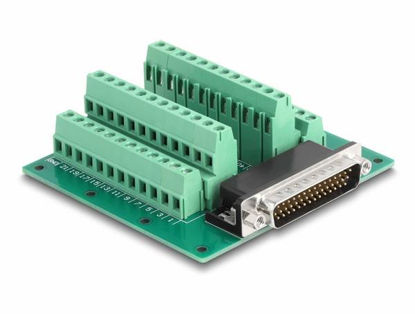 Delock 66915 VGA adaptér [1x D-SUB zástrčka 50pólová - 1x zásuvka] zelená  0.005 m