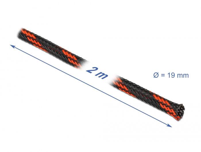 Delock 20743 20743 ochranný oplet vícebarevná polyester 2 m 14 do 30 mm 1 ks-2