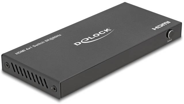 Delock 18604 HDMI přepínač kovový ukazatel, UHD, s dálkovým ovládáním-2