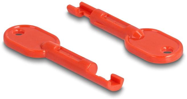 Delock zámek portu RJ45 LAN 20929 červená 20929-3