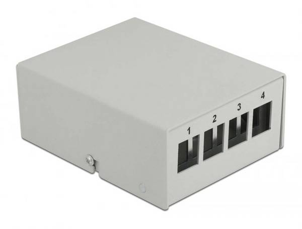 Delock 43407  patch panel    šedá neosazený
