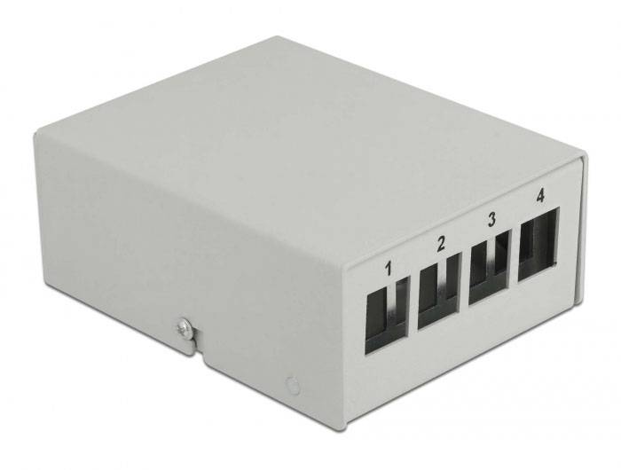 Delock 43407 patch panel šedá neosazený-0