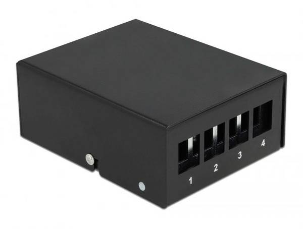 Delock 43409  patch panel    černá neosazený