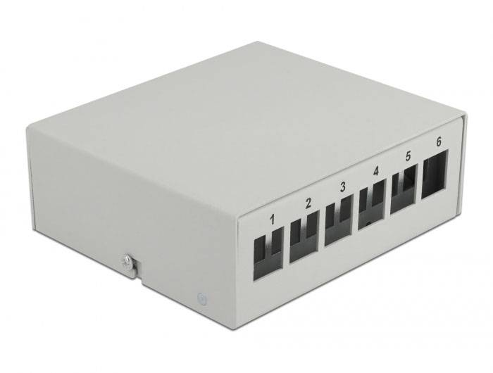 Delock 43410 patch panel šedá neosazený-1