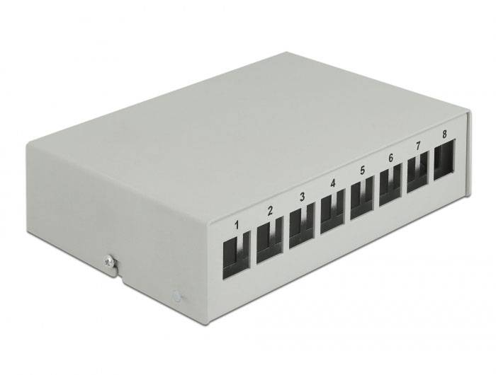 Delock 43412 patch panel šedá neosazený-1