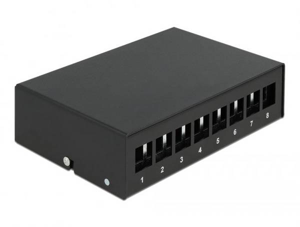 Delock 43413  patch panel    černá neosazený