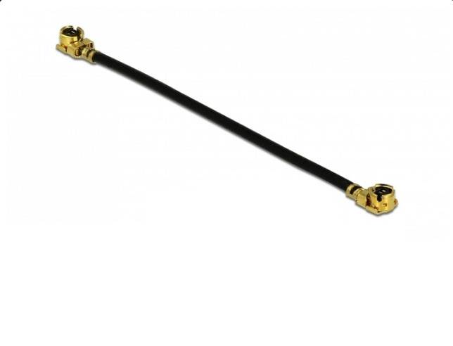Delock pro Wi-Fi antény kabel [1x IPEX zástrčka - 1x IPEX zástrčka] 0.045 m černá-0