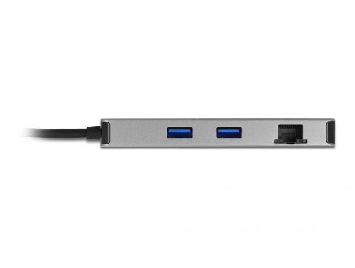 Delock USB-C® dokovací stanice 87004-2