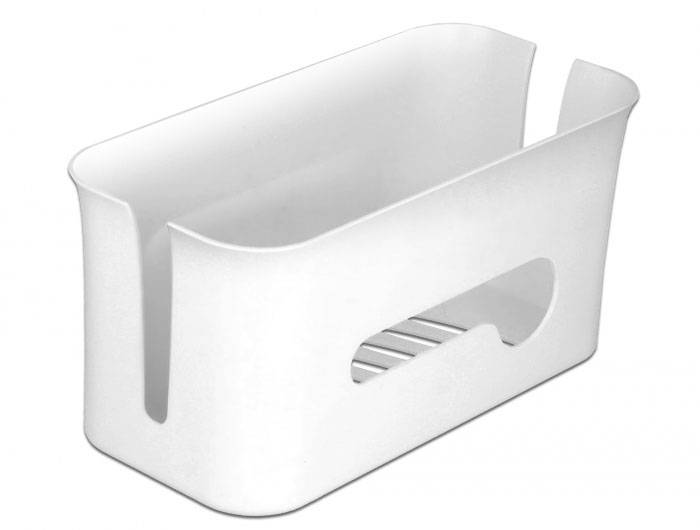 Delock kabelový box plast šedá, bílá (d x š x v) 28.7 x 28.7 x 13.8 cm 1 ks 18290-2