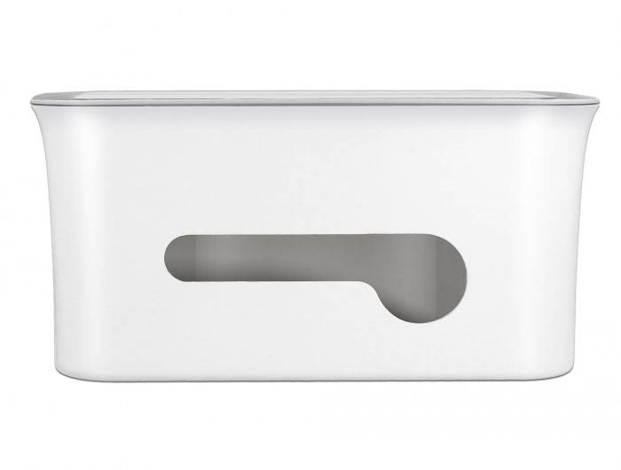 Delock kabelový box plast šedá, bílá (d x š x v) 28.7 x 28.7 x 13.8 cm 1 ks 18290-3