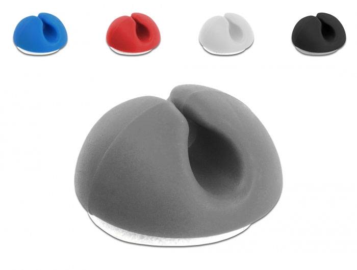 Delock příchytné klipsy kabelu termoplast černá, modrá (Ø x v) 3 mm x 10 mm 10 ks 18294-0