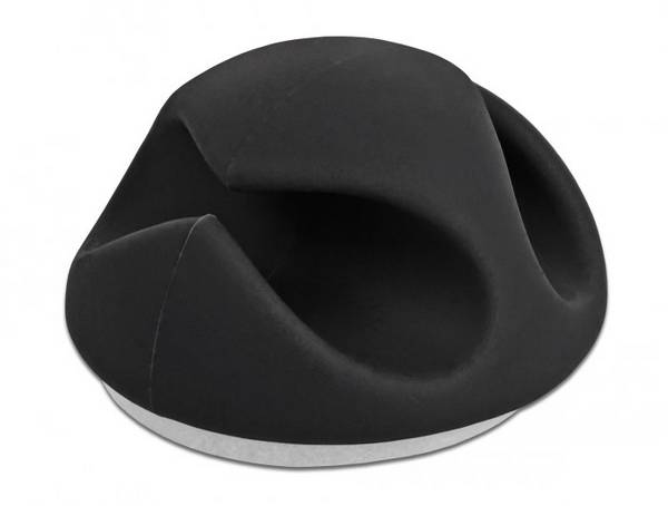 Delock příchytné klipsy kabelu  termoplast černá  (š x v) 29 mm x 15 mm 6 ks  18344