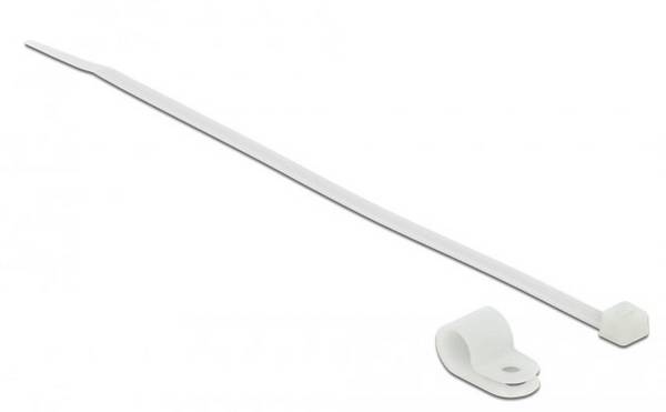 Delock Kabelbinder držák kabelu šroubovací 18867 Průměr kabelového svazku (rozsah) 9.5 mm (max)   bílá 1 ks