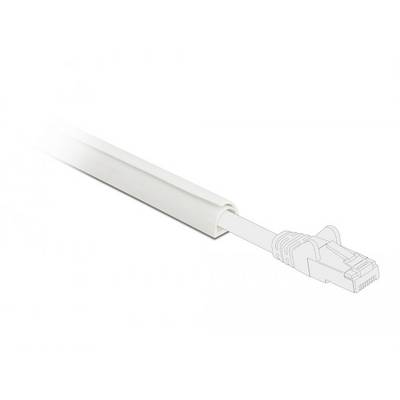 Delock Kabelová lišta PVC bílá (d x š x v) 1 m x 12 mm x 12 mm 1 ks 20718-0