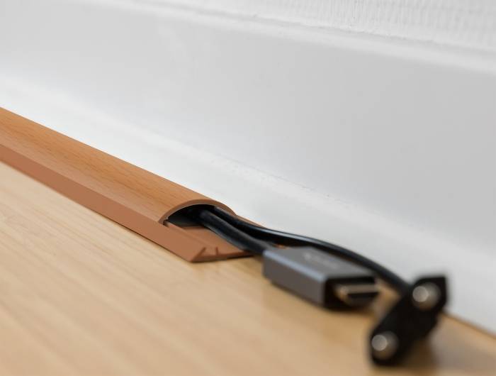 Delock Kabelová lišta PVC hnědá (d x š x v) 1 m x 50 mm x 13 mm 1 ks 20731-3