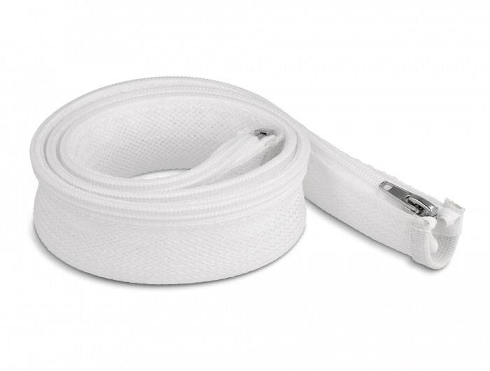 Delock 20822 20822 ochranný oplet bílá polyester 1 m 20 mm (max) 1 ks