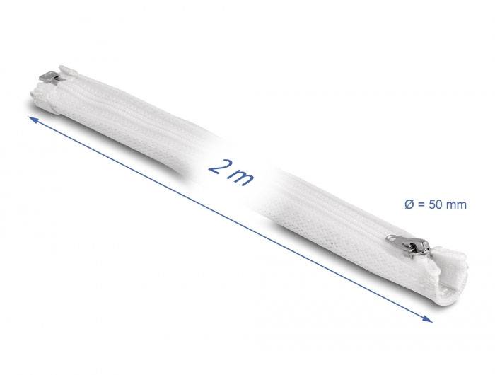 Delock 20829 20829 ochranný oplet bílá polyester 2 m 35 mm (max) 1 ks-3