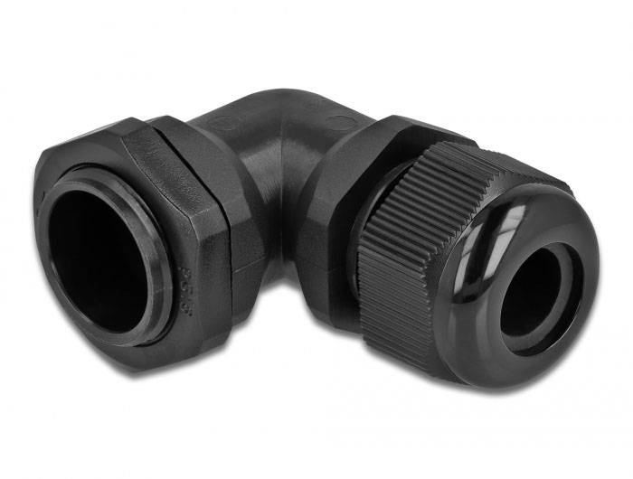 Delock 60333 voděodolná PG16 plast černá 1 ks-0