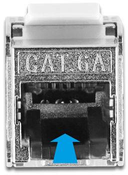 Delock 87022 RJ45 vestavný modul Keystone CAT 6A 1 ks-3