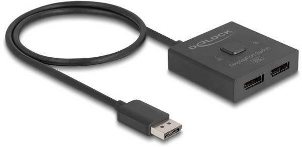 Delock Delock - Videoverteiler/-Switch - 8K, bidirektional  DisplayPort přepínač