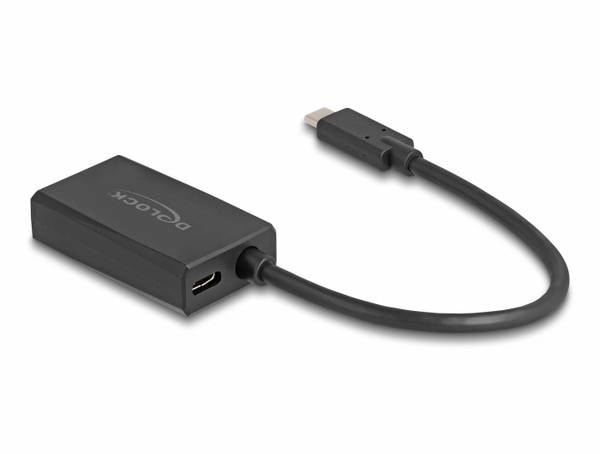 Delock 61058 USB-C® / HDMI adaptér [1x USB-C® zástrčka - 1x HDMI zásuvka] černá kulatý 0 mm