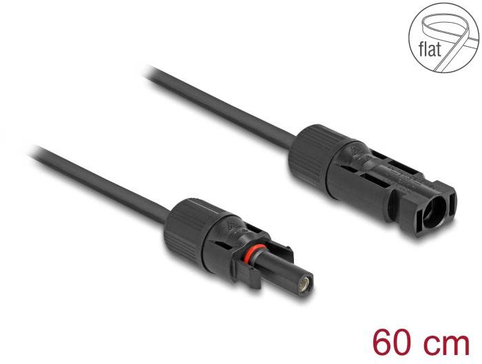 Delock 60675 60675 Solární kabel 3.3 mm² Délka kabelu 0.6 m-2