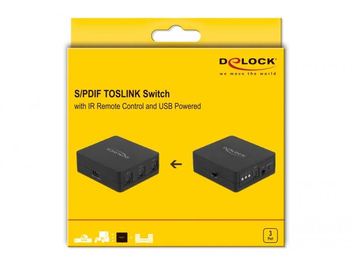 Delock 63395 Toslink přepínač-4