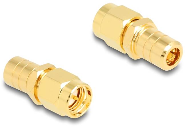 Delock 90205 90205 SMA adaptér SMA zástrčka - SMB zástrčka 1 ks Piece-0