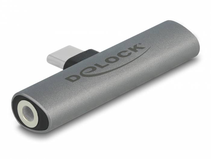 Delock USB-C®, audio adaptér [1x USB-C® zástrčka - 1x jack zásuvka 3,5 mm, USB-C® zásuvka] 64186 0 m-2