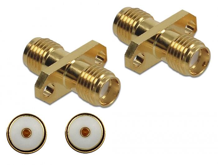 Delock 89980 89980 SMA adaptér SMA zásuvka - SMA zásuvka 1 ks Piece-2