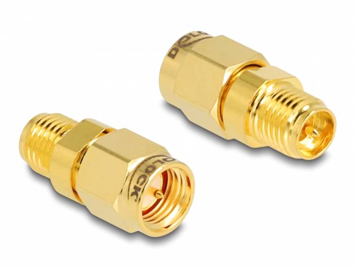 Delock 89839 89839 HF adaptér Zásuvka RPSMA - SMA zástrčka 1 ks Piece-1