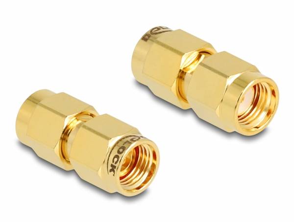 Delock 89838 89838 HF adaptér Zástrčka RPSMA - Zástrčka RPSMA 18.90 mm 1 ks Piece