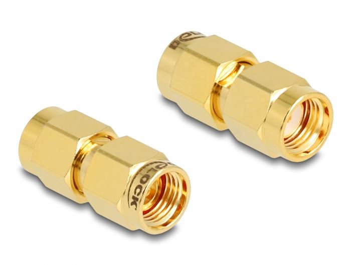 Delock 89838 89838 HF adaptér Zástrčka RPSMA - Zástrčka RPSMA 18.90 mm 1 ks Piece-0