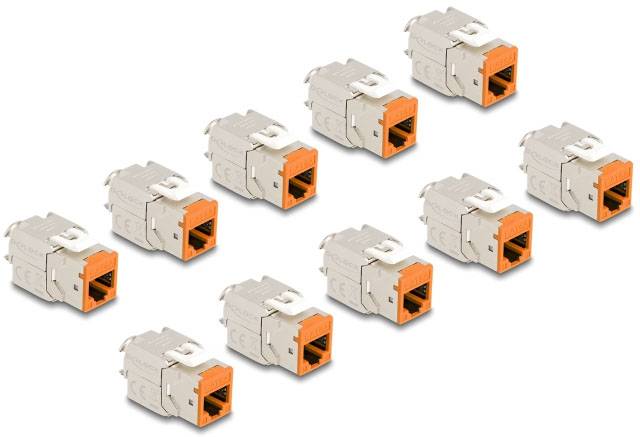 Delock 88117 RJ45 vestavný modul Keystone CAT 6A 1 ks-1