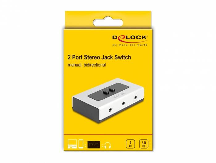 Delock 88061 cinch audio přepínač-2