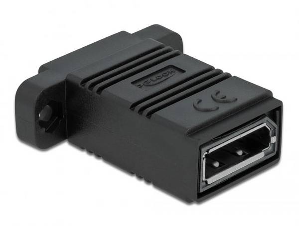 Delock 81309 DisplayPort adaptér [1x zásuvka DisplayPort - 1x zásuvka DisplayPort] černá