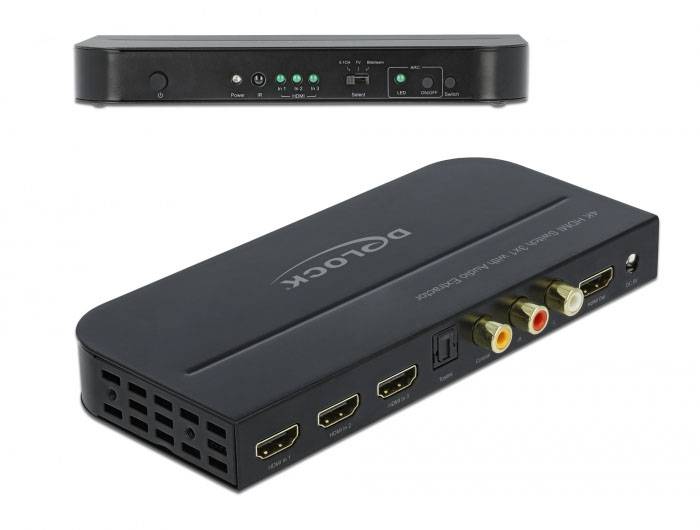 Delock 66498 HDMI přepínač 3840 x 2160 Pixel-2