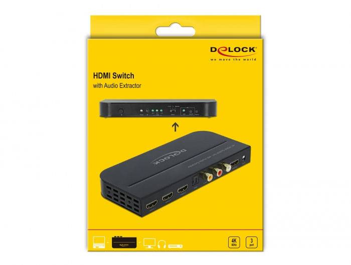 Delock 66498 HDMI přepínač 3840 x 2160 Pixel-5