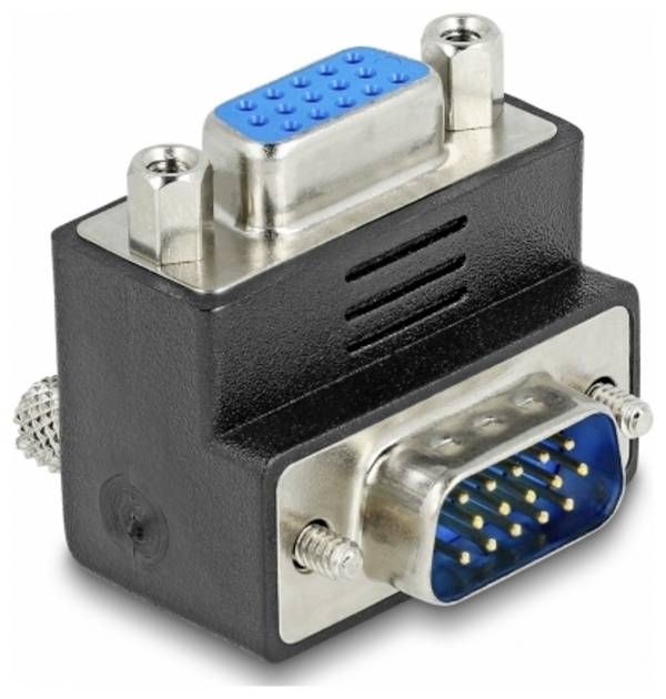 Delock 65247 VGA adaptér [1x VGA zástrčka - 1x VGA zásuvka] vícebarevná  0 mm