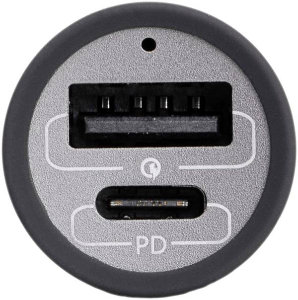 Akyga AK-CH-26 USB nabíječka, GaN, Rychlonabíječka, 1x USB-C®, 1x USB A , 100 W, QC 3.0, Power Delivery 3.0, šedá